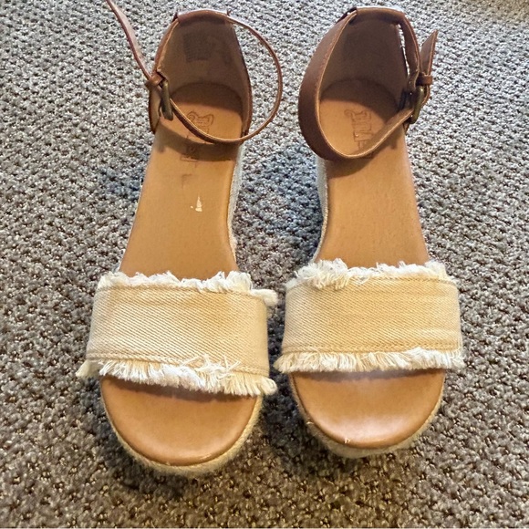 Brash espadrilles platform wedge heels size 6.5 - Picture 3 of 7